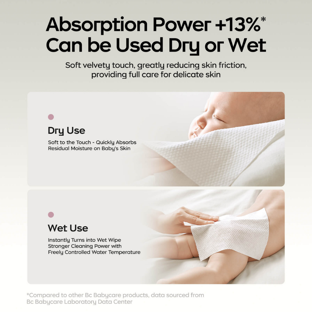 Babycare Cloud Thickened Dry Wipes
